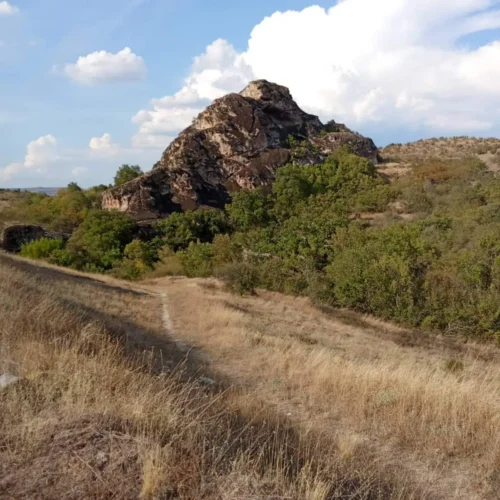 The landscape surrounding Cocev Kamen