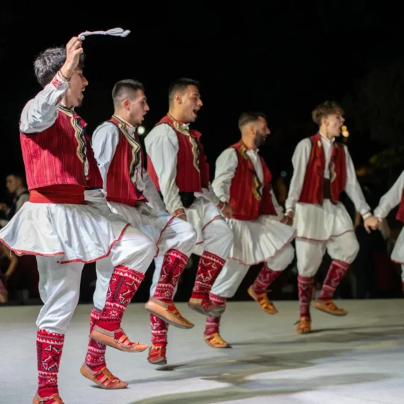 Traditional folk dance in Kumanovo