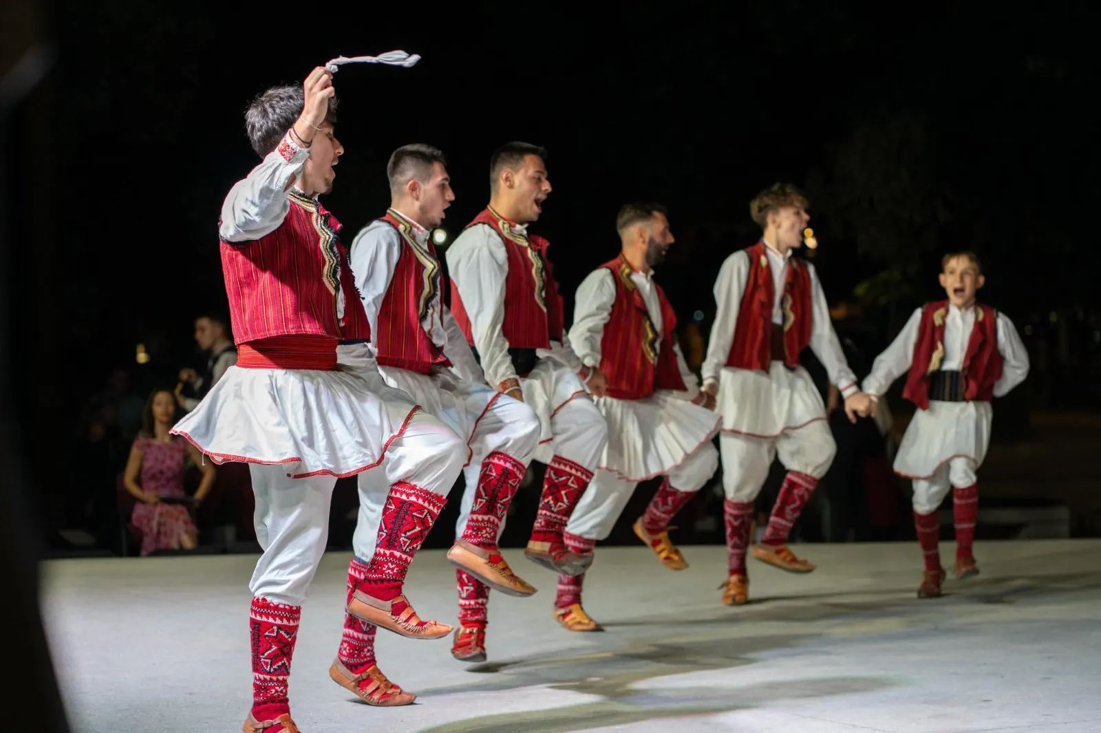 Traditional folk dance in Kumanovo