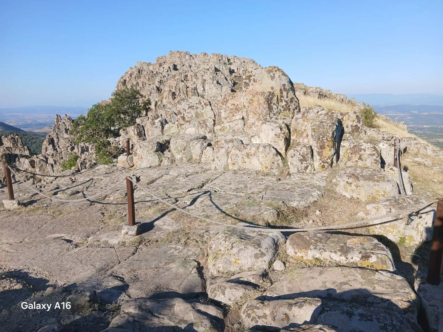 Ancient stone terraces at Kokino