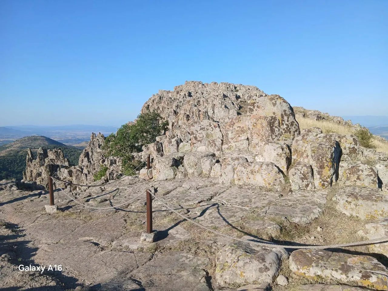 Ancient rock terraces at Kokino