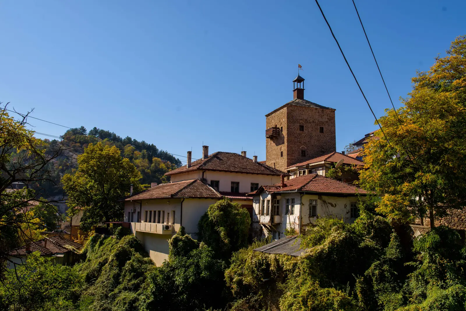 Kratovo’s historic tower and traditional architecture