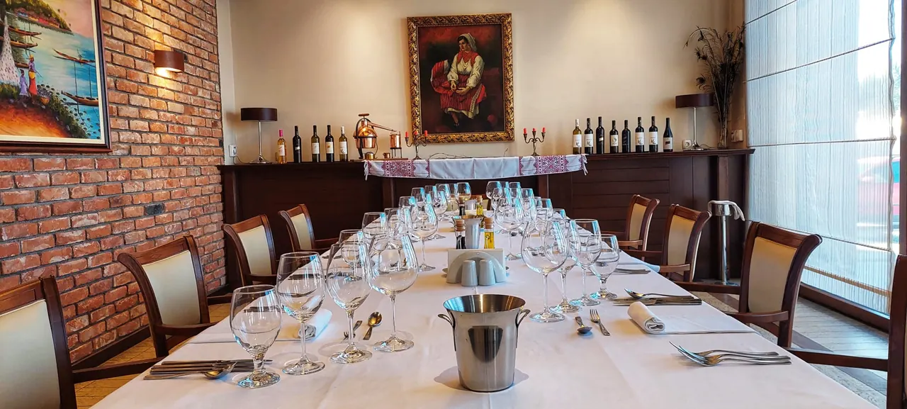 A welcoming tasting room at Stobi Winery